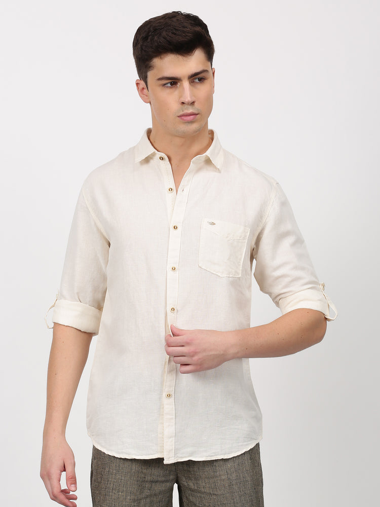 Linen Cotton Blend Shirt