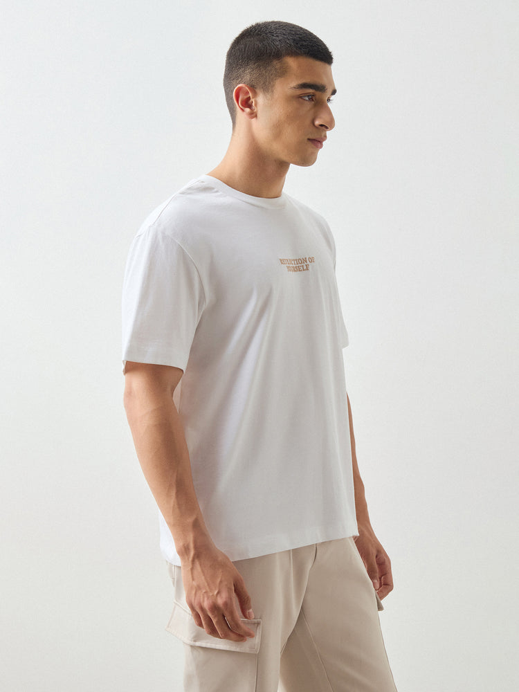 Relaxed Fit Back Print T-Shirt