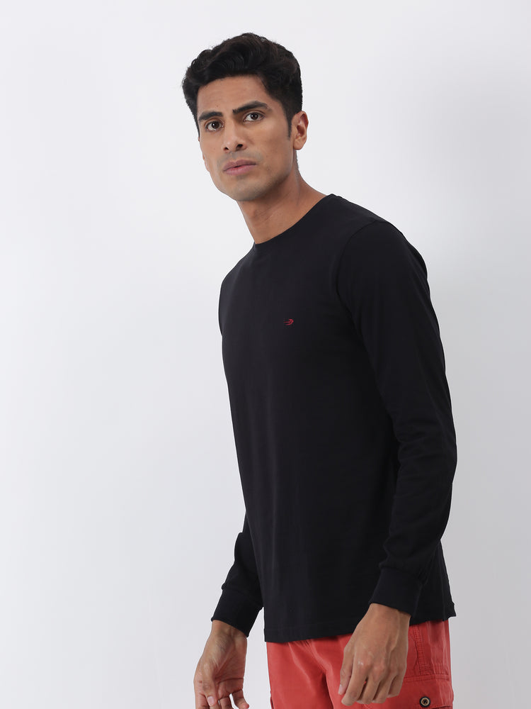 Black Pure Cotton T-Shirt