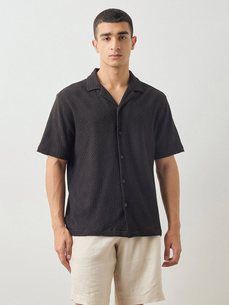 Boxy Fit Knit Shirt