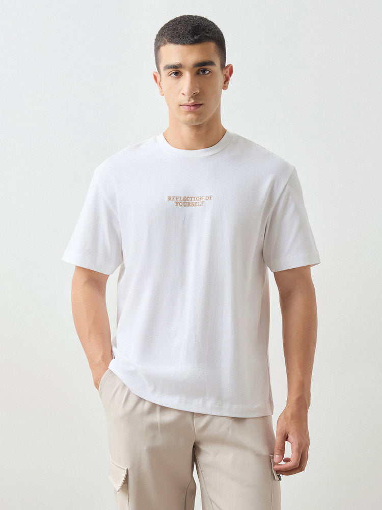 Relaxed Fit Back Print T-Shirt