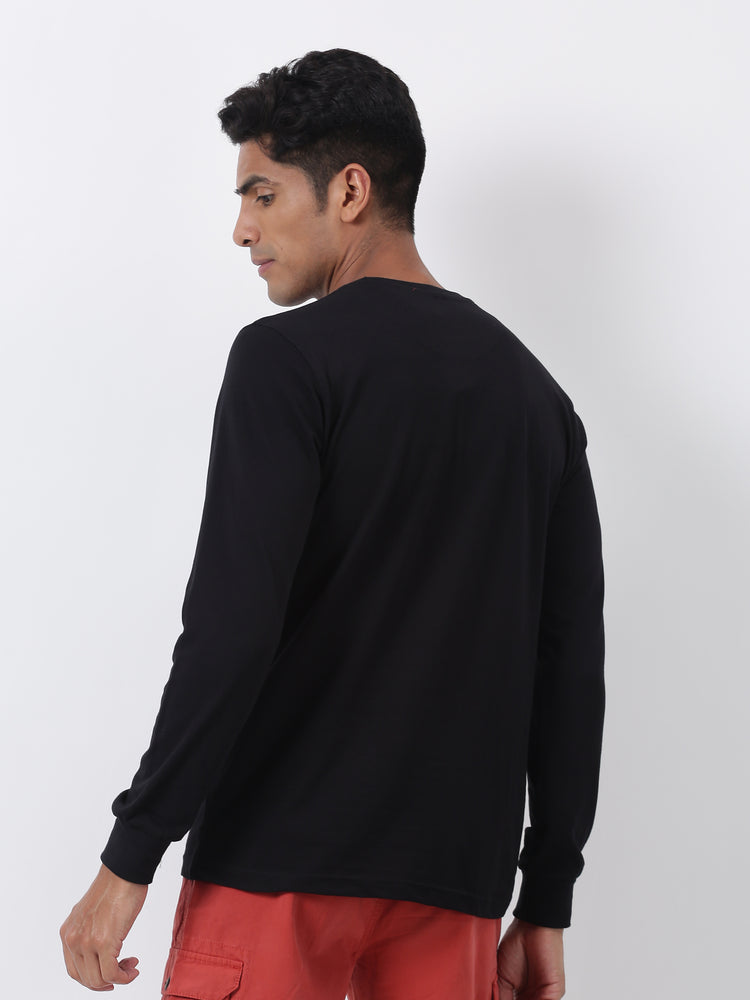 Black Pure Cotton T-Shirt