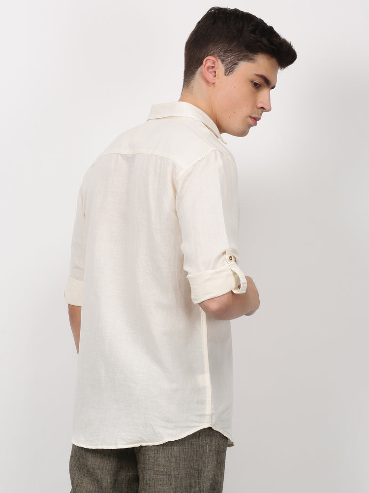 Linen Cotton Blend Shirt