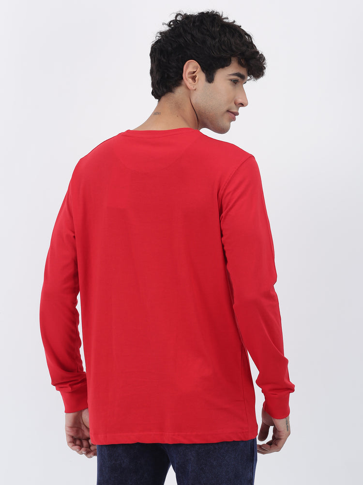 Red Pure Cotton T-Shirt