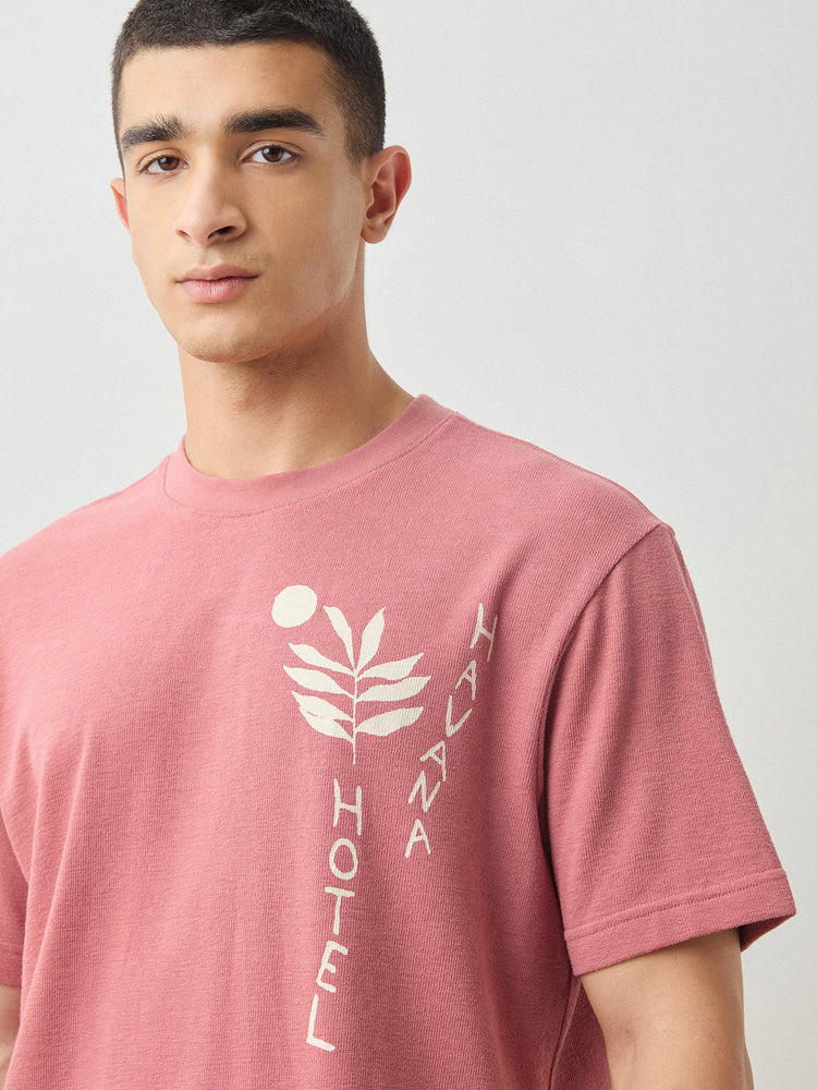 Relaxed Fit Chest Print T-Shirt