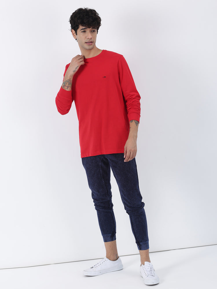 Red Pure Cotton T-Shirt