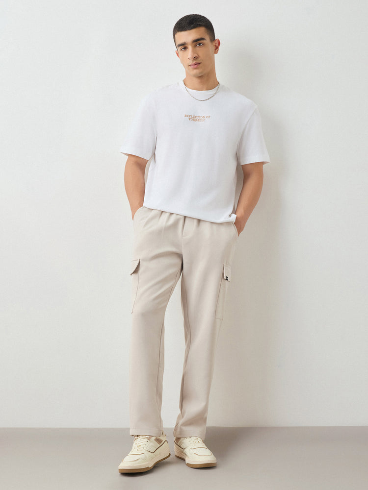 Relaxed Fit Back Print T-Shirt