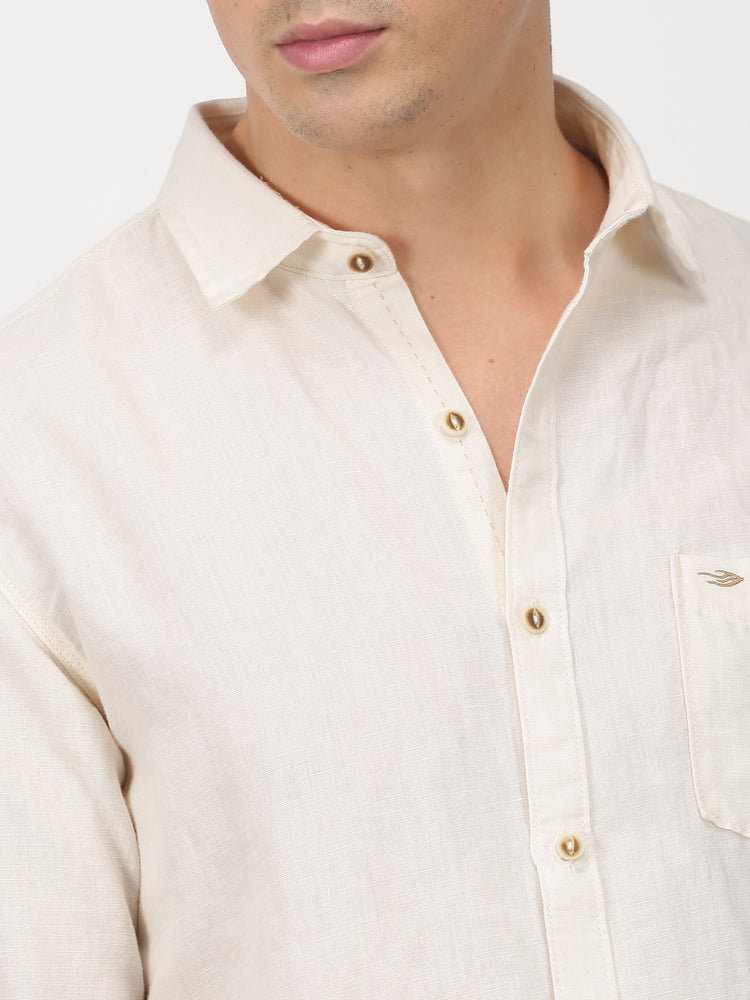 Linen Cotton Blend Shirt