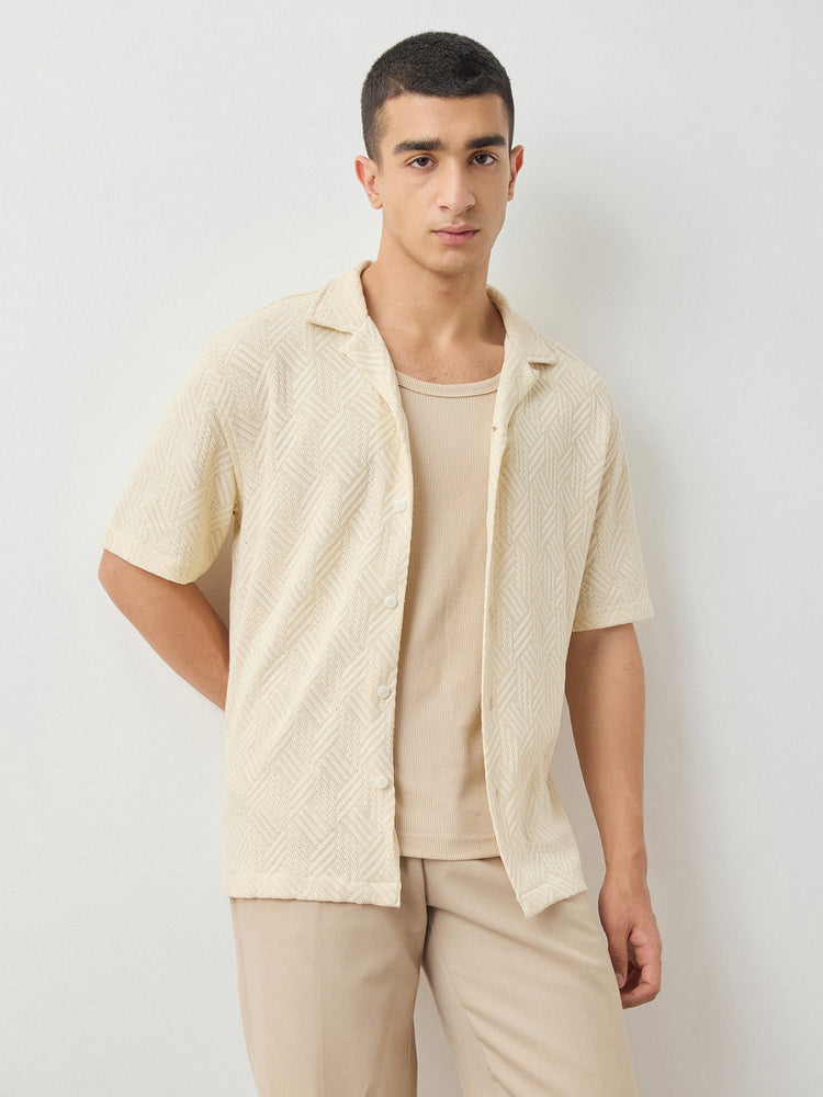 Boxy Fit Knit Shirt