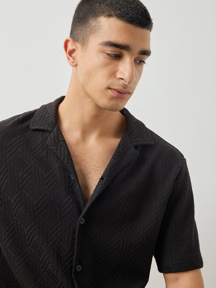 Boxy Fit Knit Shirt