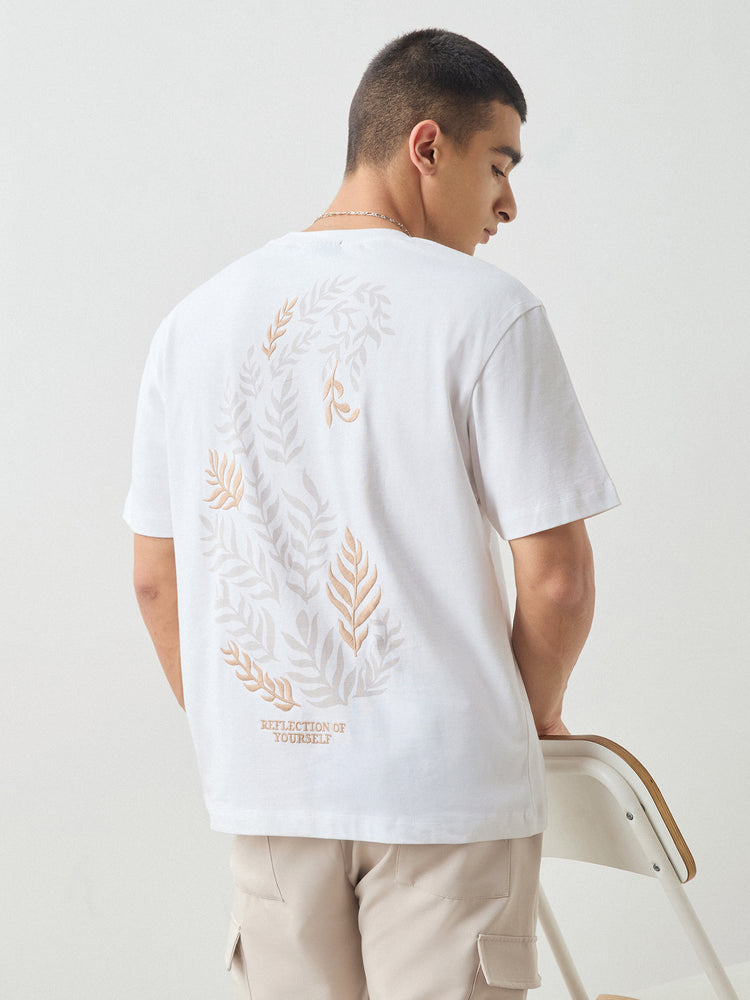 Relaxed Fit Back Print T-Shirt