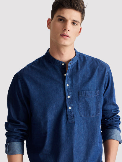 Navy Denim Kurta