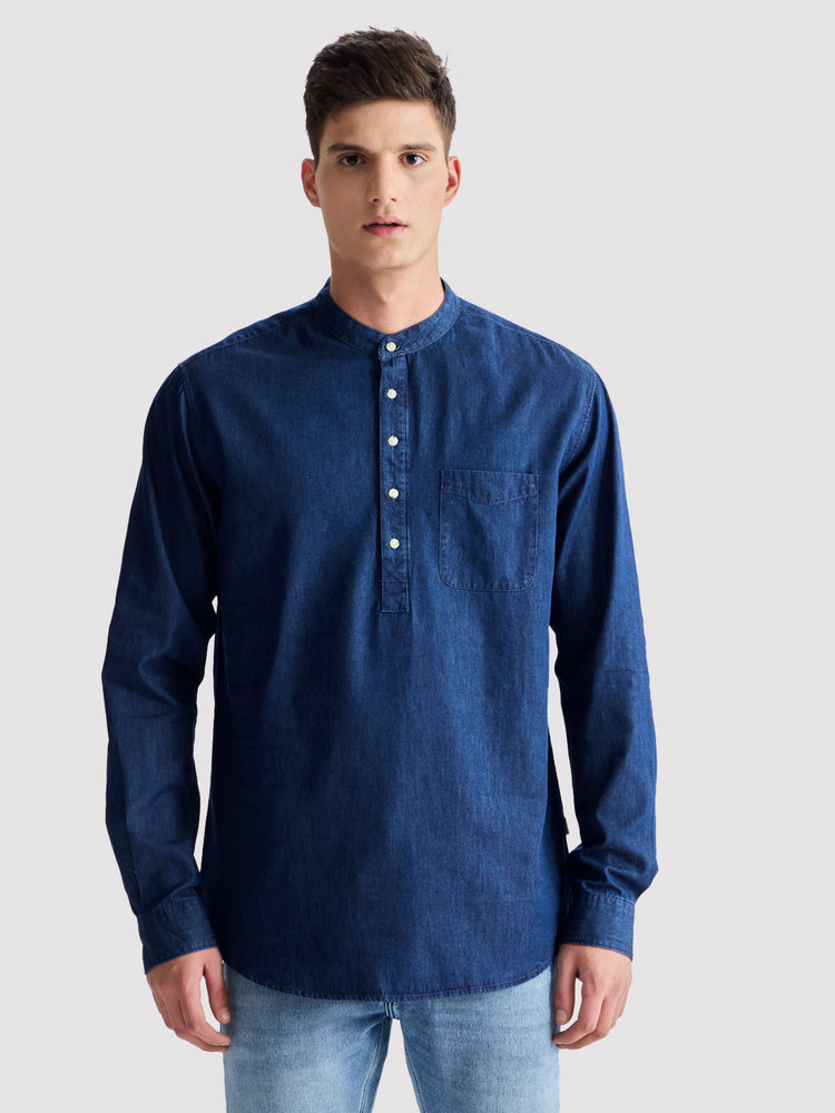 Navy Denim Kurta