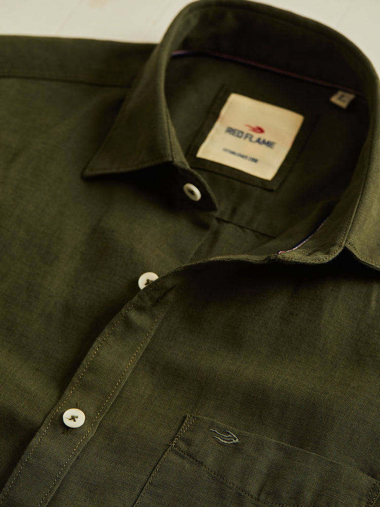 Linen Cotton Blend Shirt