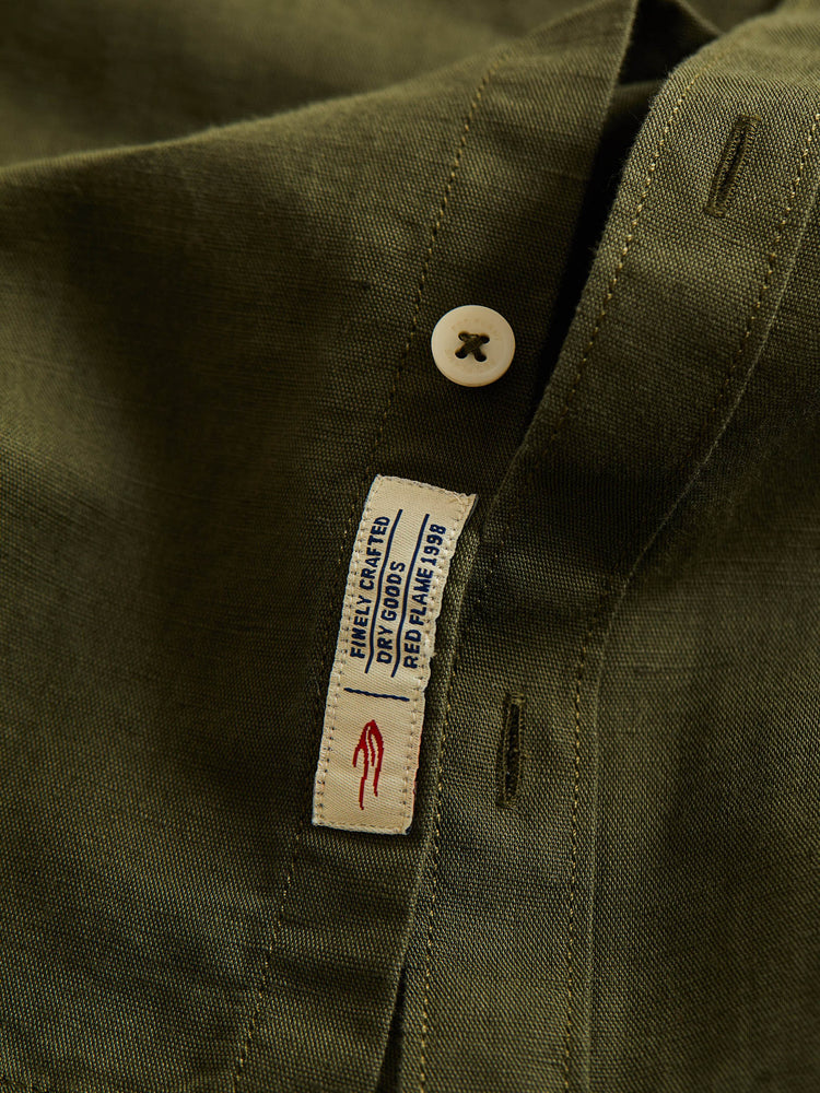 Linen Cotton Blend Shirt