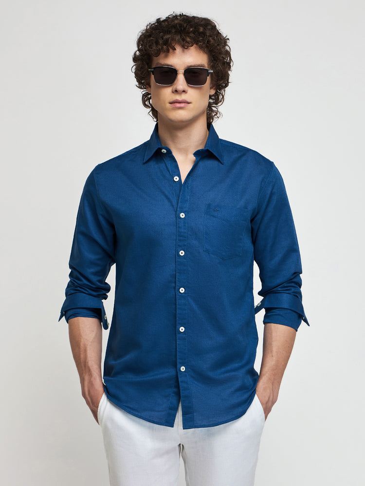 Linen Cotton Blend Shirt