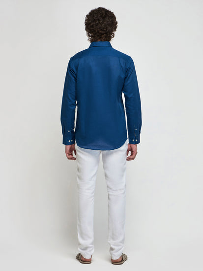 Linen Cotton Blend Shirt