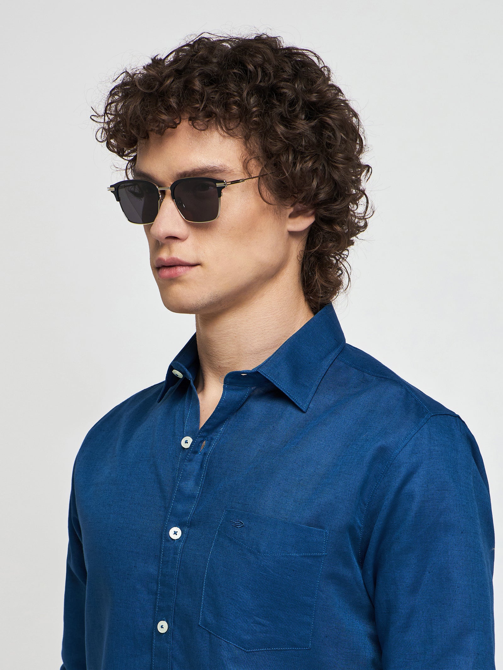 Linen Cotton Blend Shirt