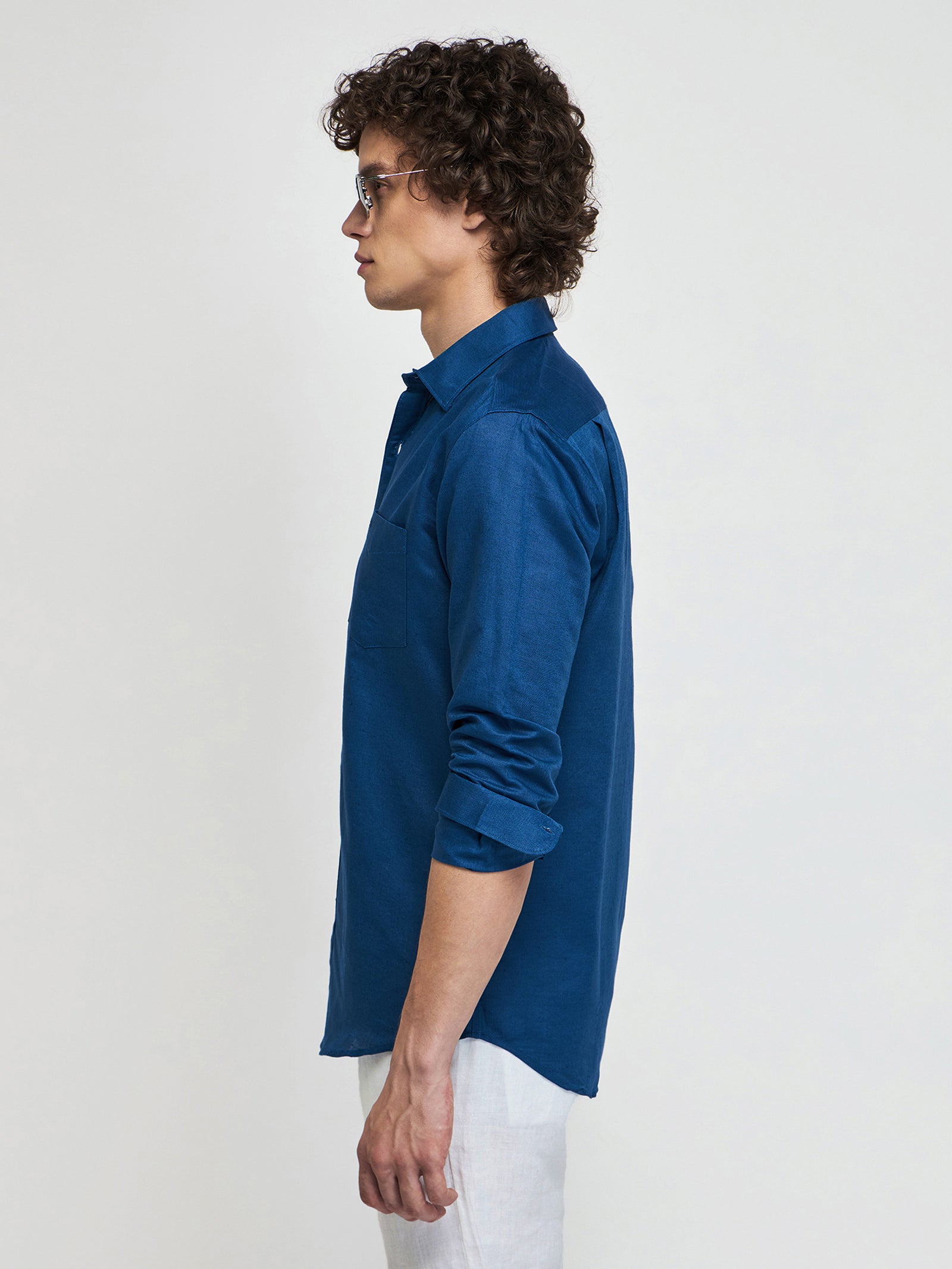 Linen Cotton Blend Shirt