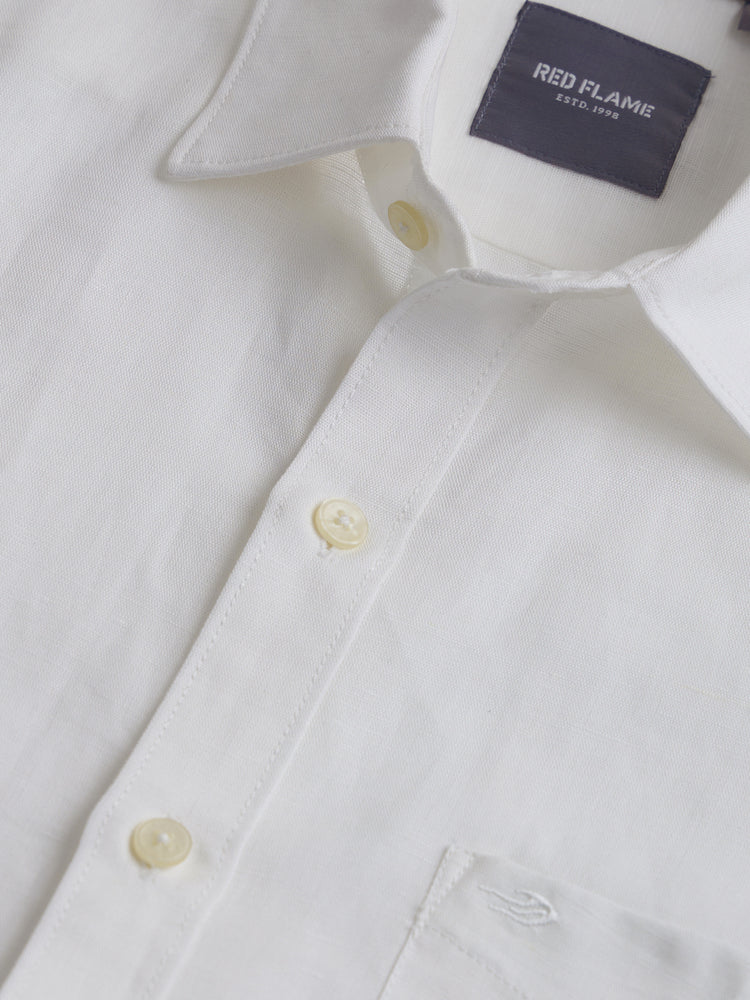 Linen Cotton Blend Shirt