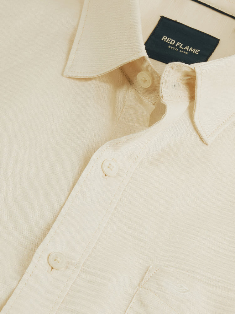 Linen Cotton Blend Shirt