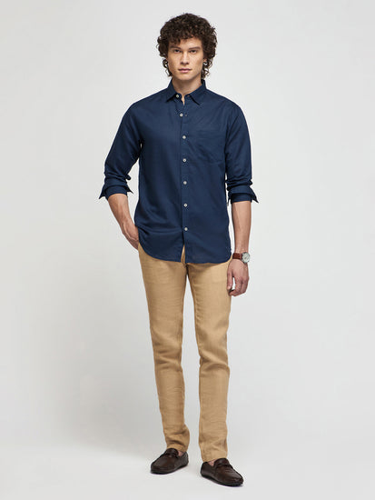Linen Cotton Blend Shirt