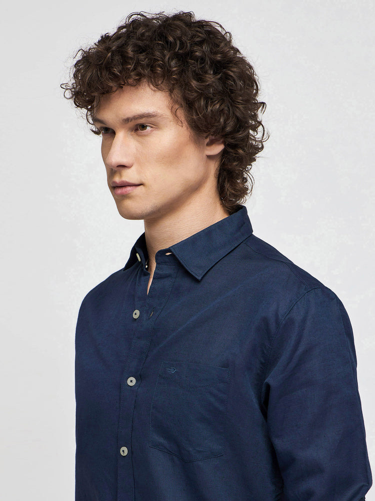 Linen Cotton Blend Shirt