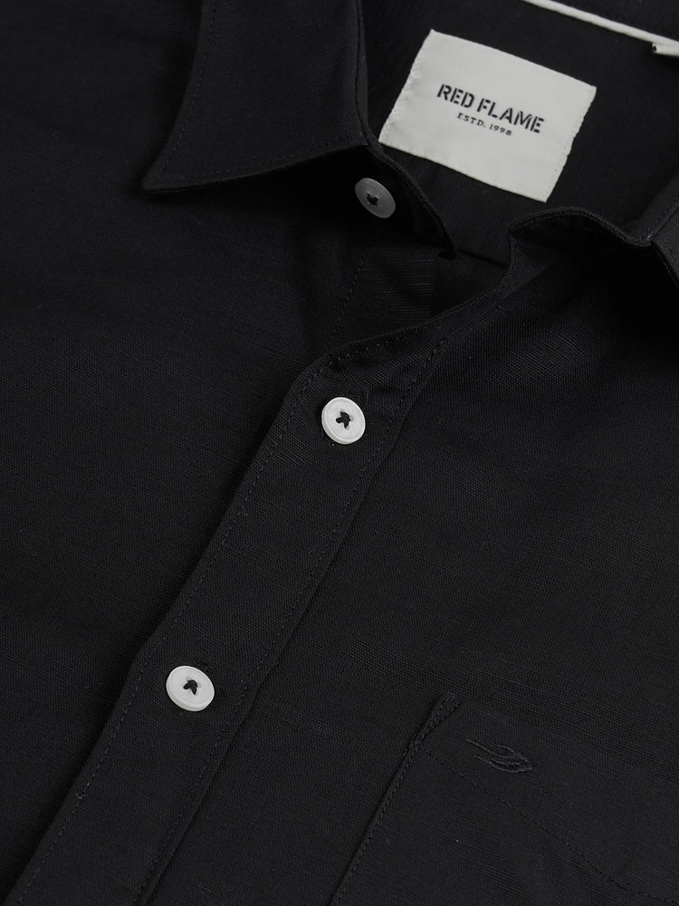 Linen Cotton Blend Shirt