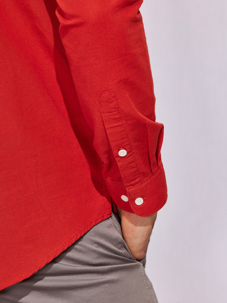 Red Double Pocket Kurta
