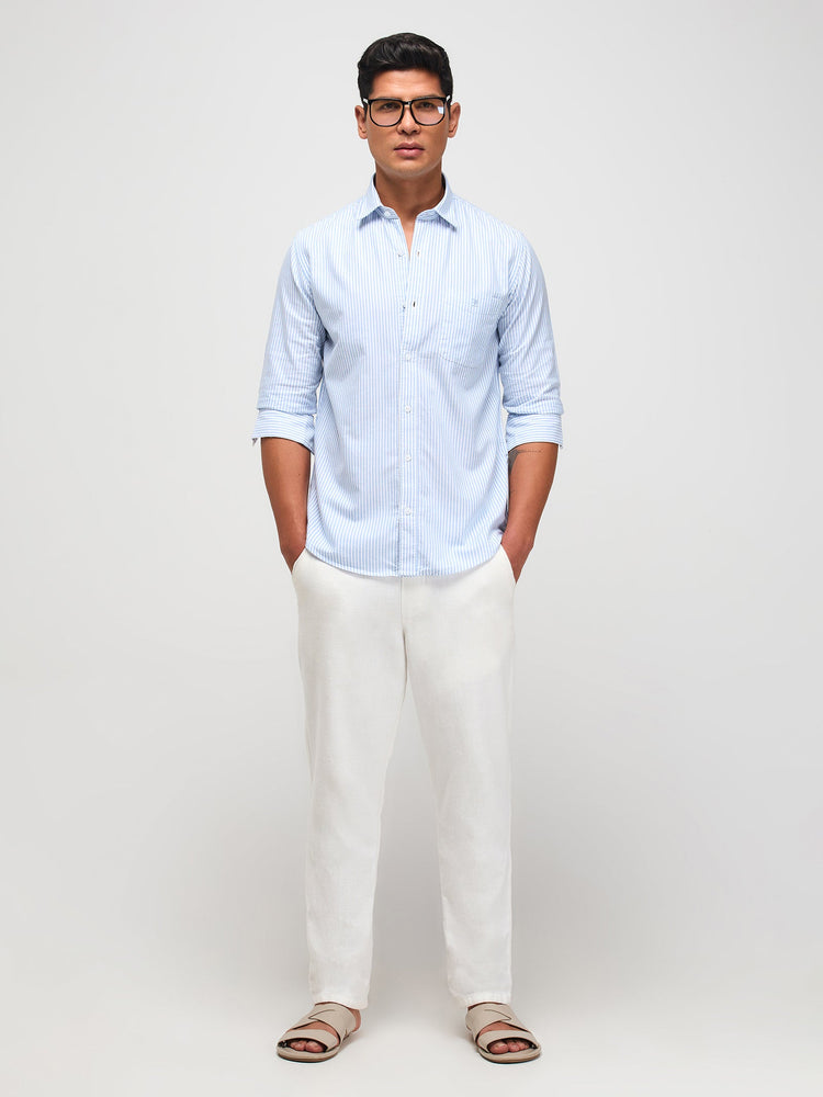 Textured Striped Shirt