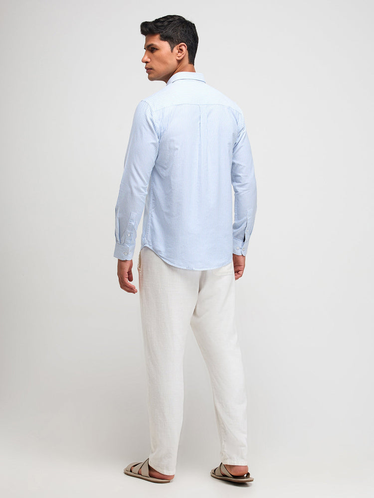 Textured Striped Shirt