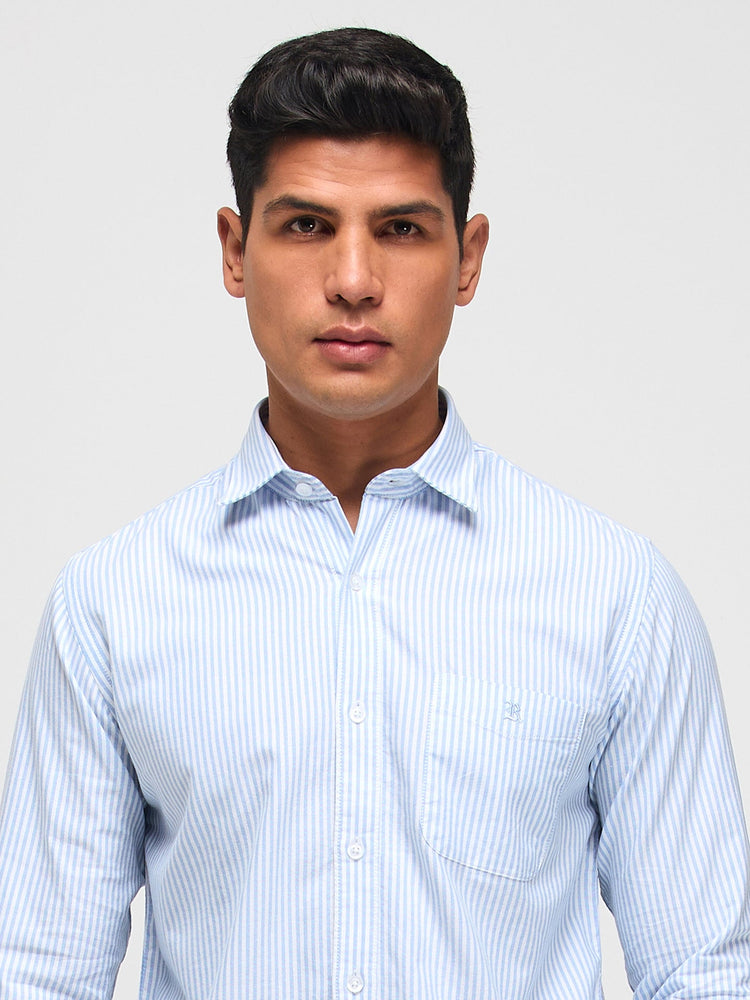 Textured Striped Shirt