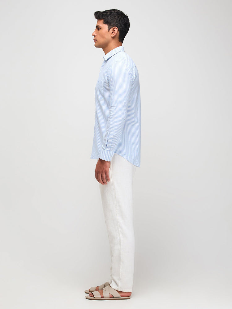 Textured Striped Shirt