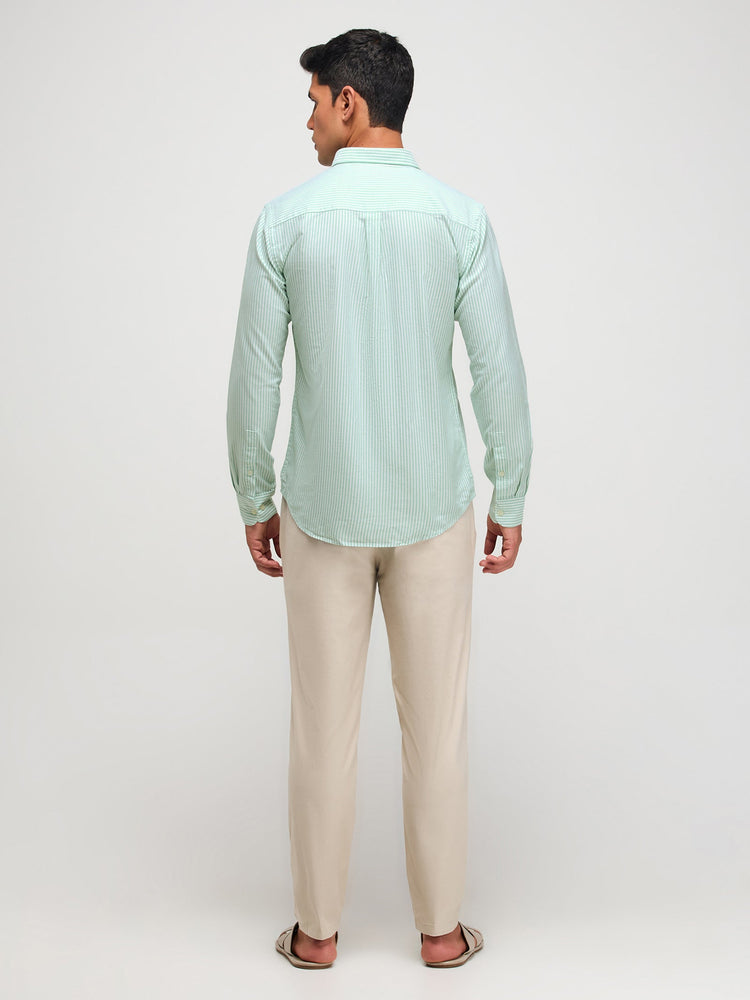 Textured Striped Shirt