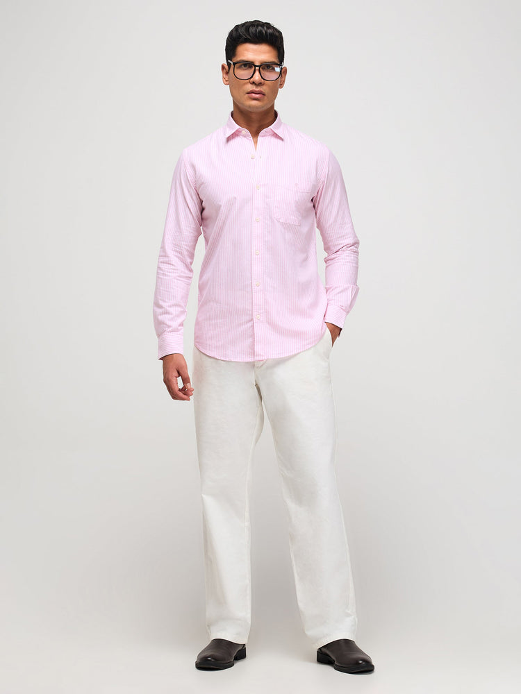 Textured Striped Shirt