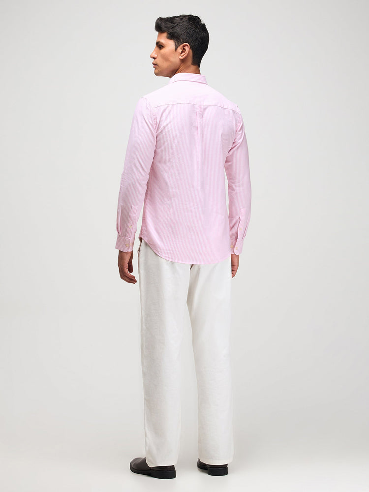 Textured Striped Shirt