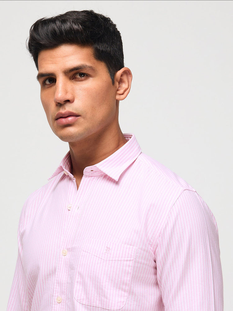 Textured Striped Shirt