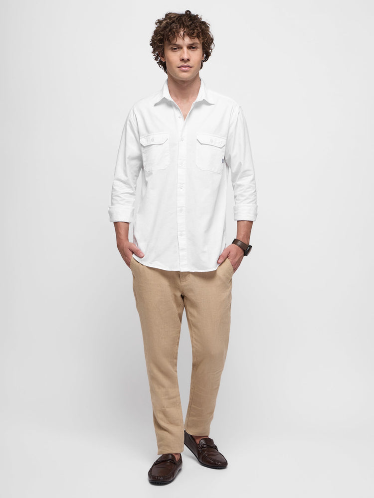 Double Pocket Twill Shirt