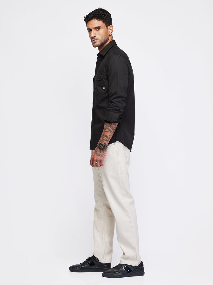 Double Pocket Twill Shirt