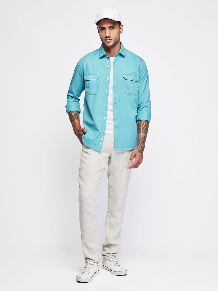 Double Pocket Twill Shirt