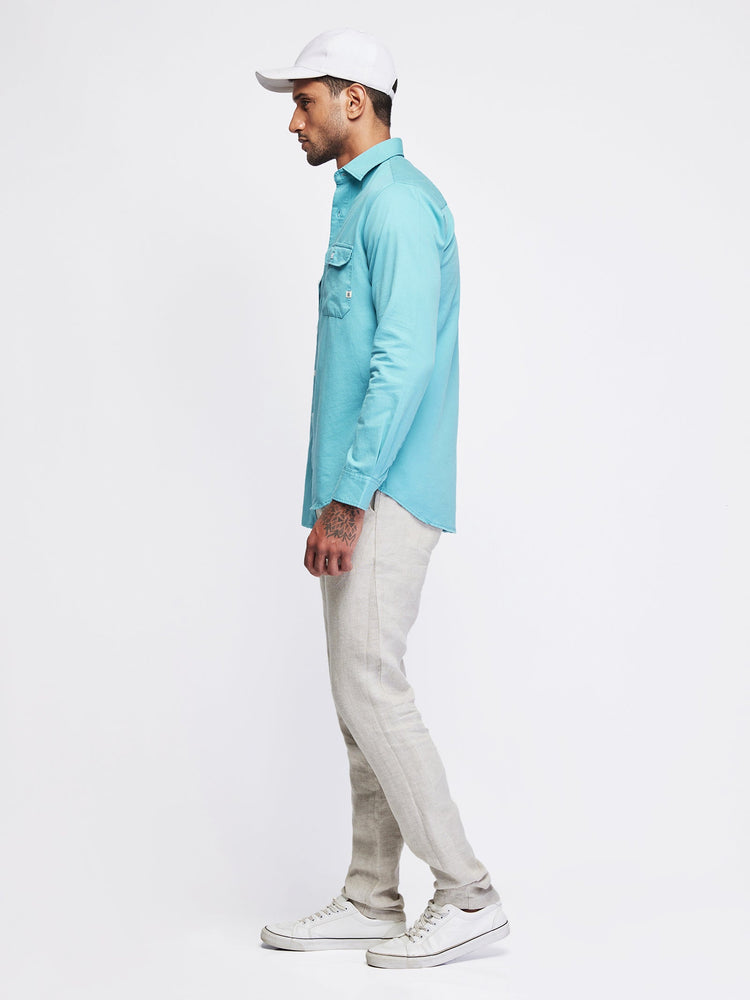 Double Pocket Twill Shirt