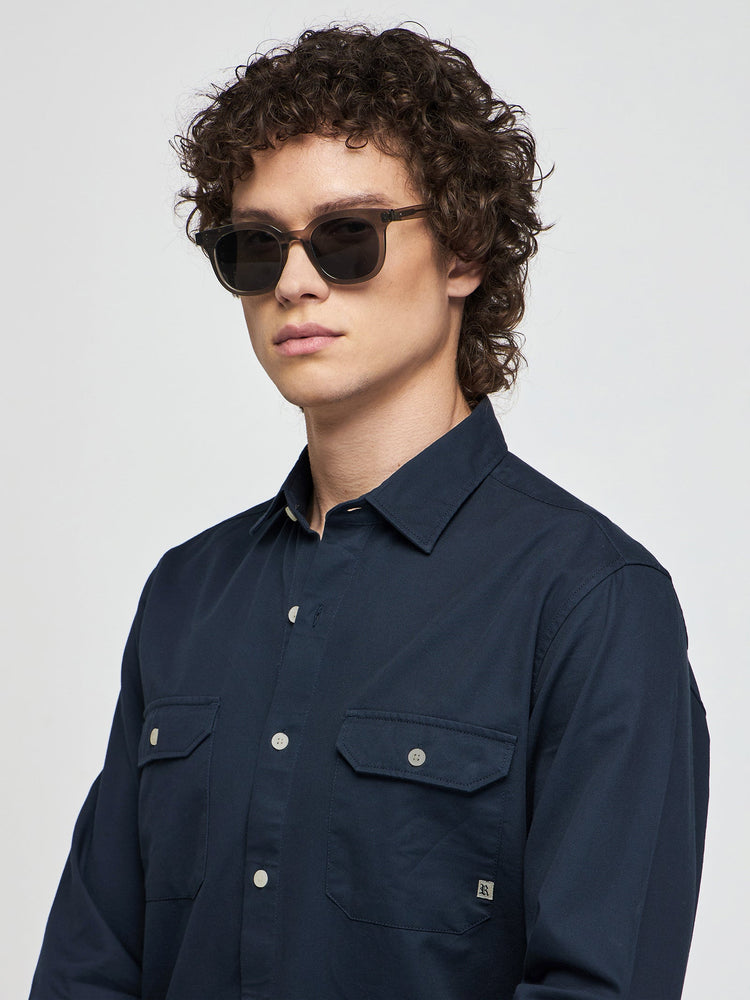 Double Pocket Twill Shirt