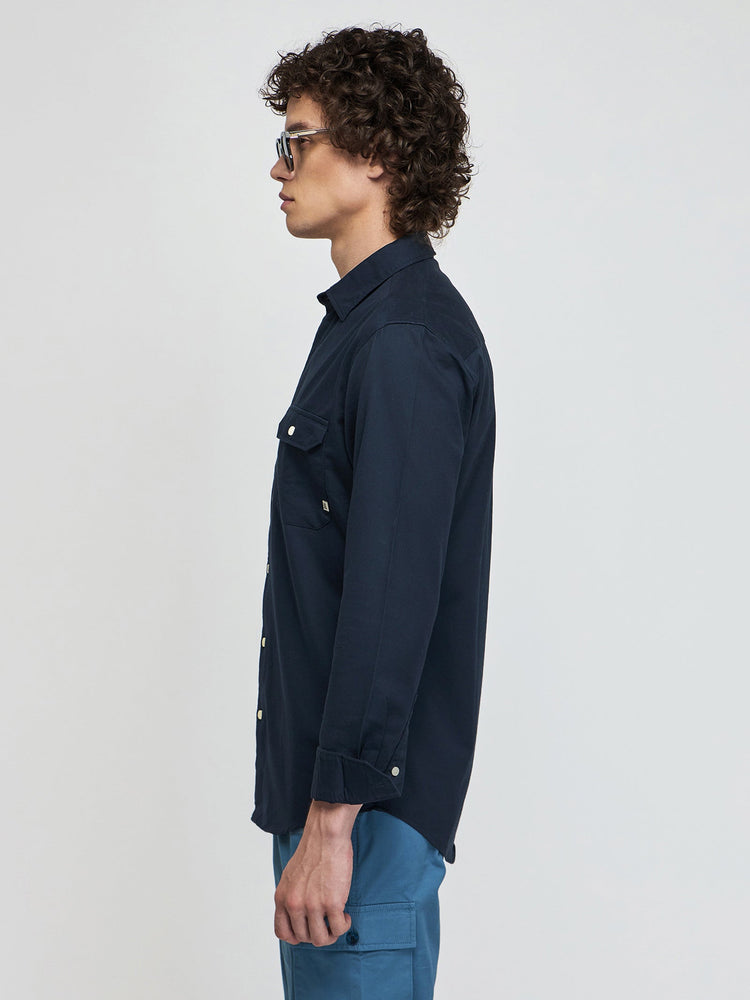 Double Pocket Twill Shirt