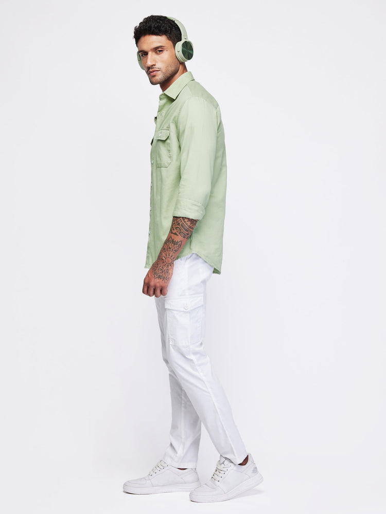 Double Pocket Twill Shirt