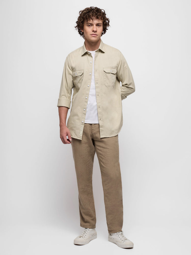 Double Pocket Twill Shirt