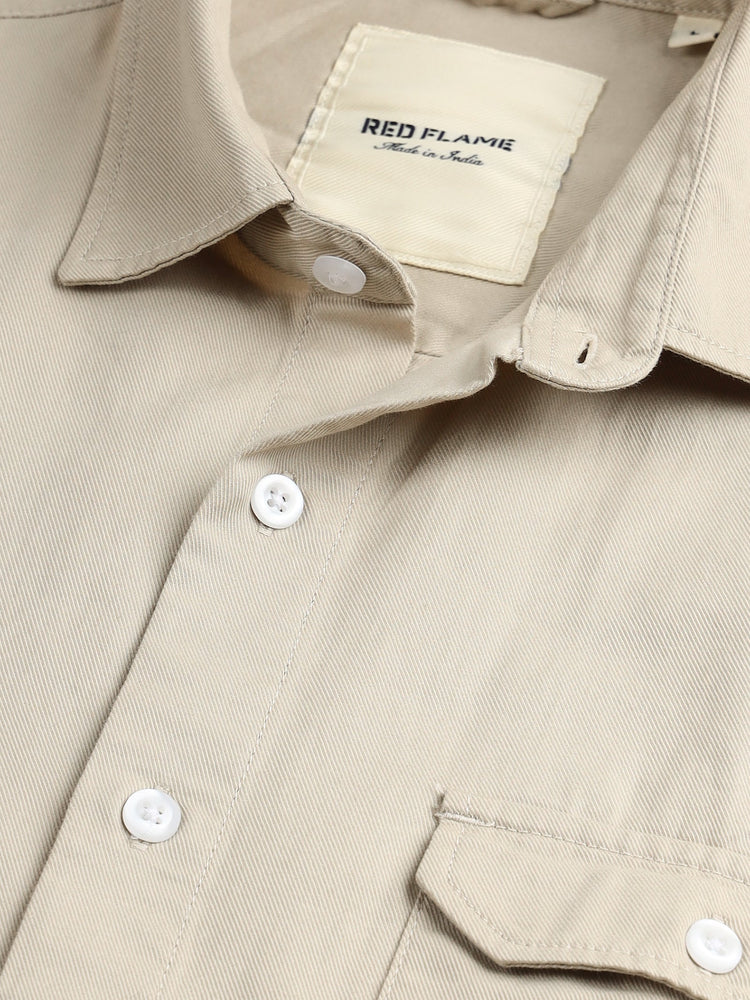 Double Pocket Twill Shirt