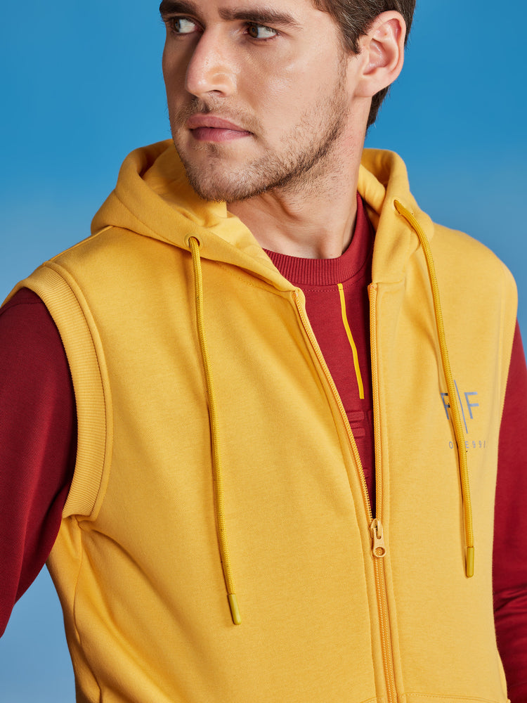 Yellow Plain Sweatshirt