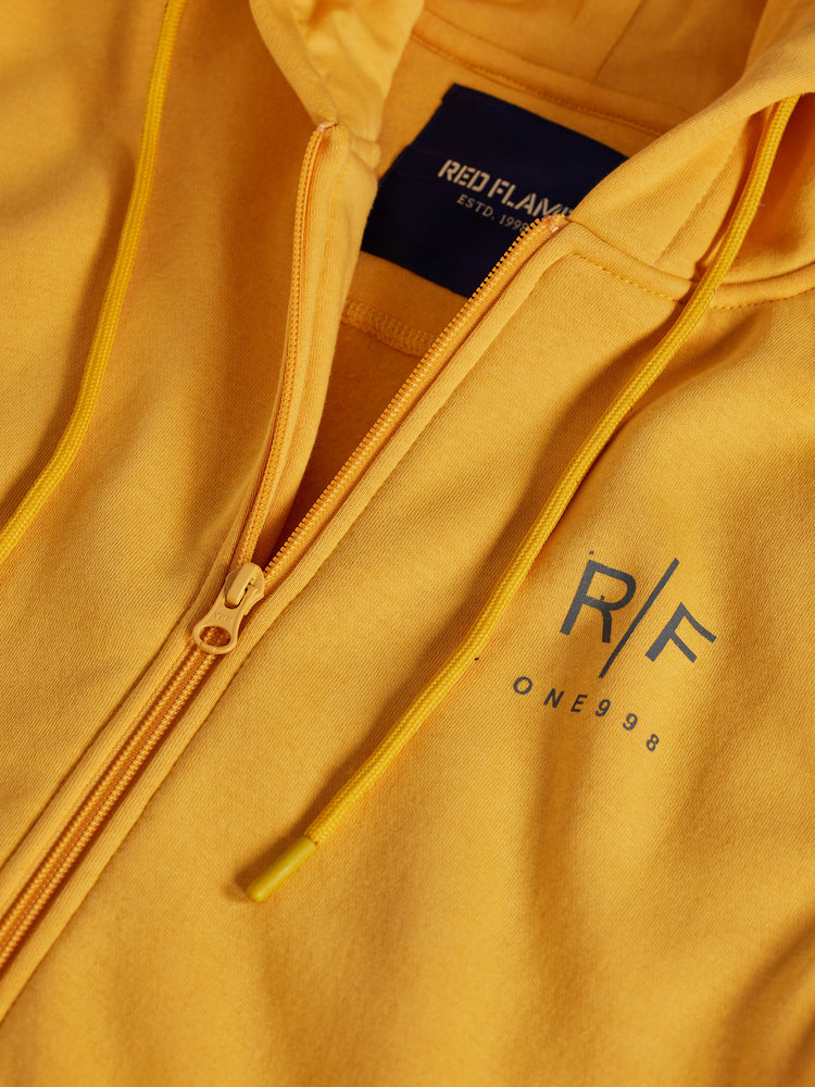 Yellow Plain Sweatshirt
