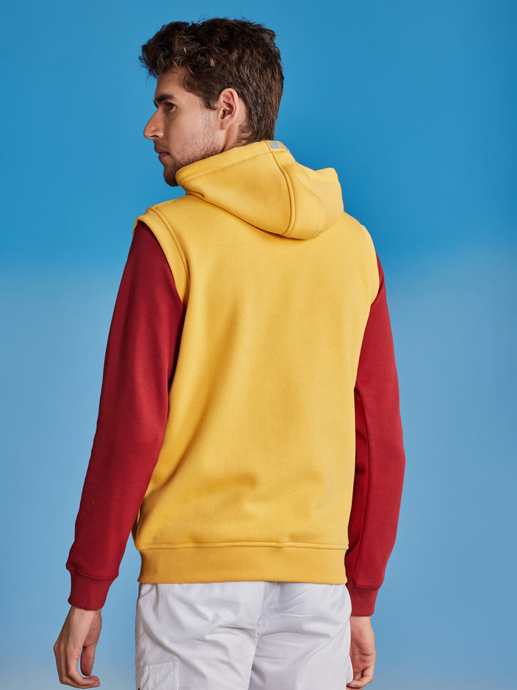 Yellow Plain Sweatshirt