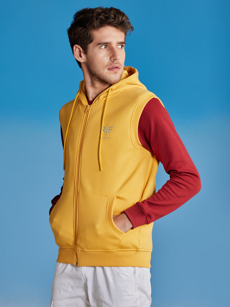 Yellow Plain Sweatshirt